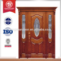 Villa door, luxury villa mian entry door, double wood villa door